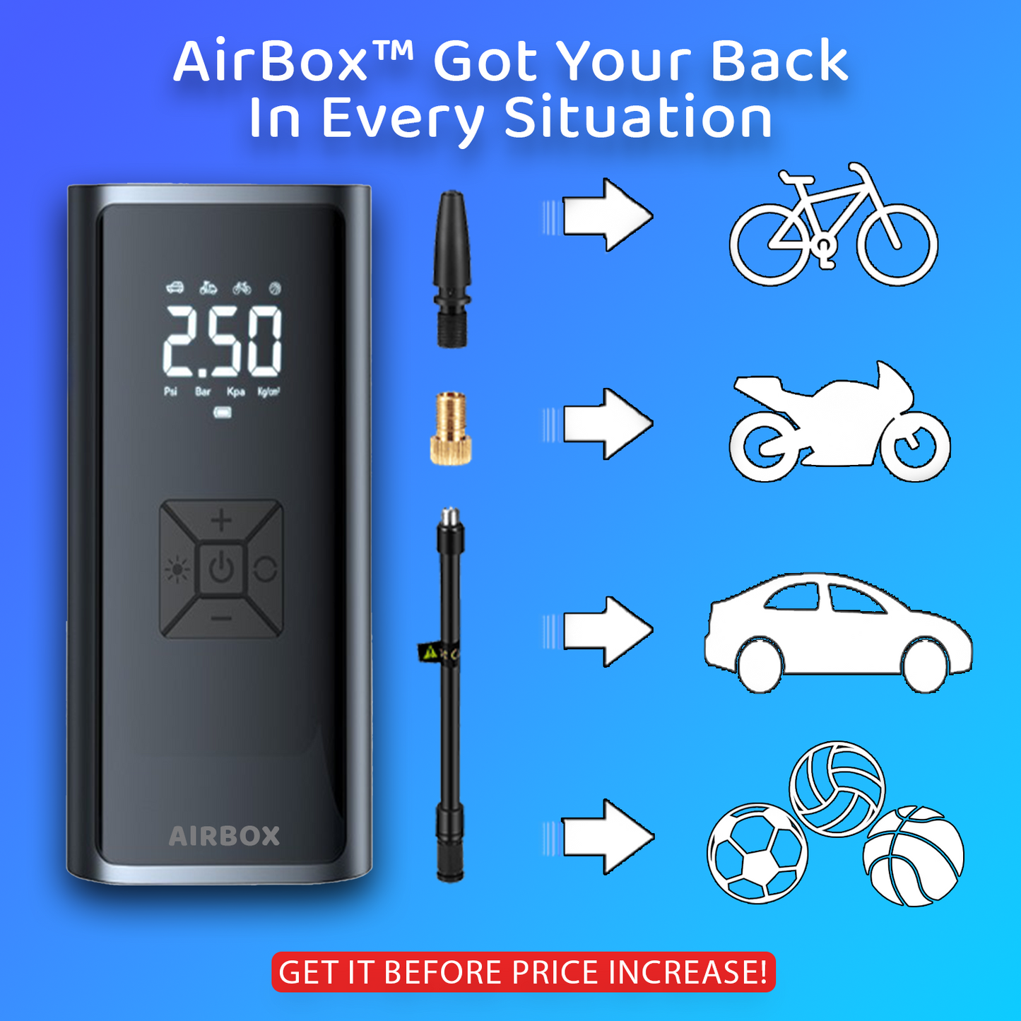 AirBox™ - Portable Tire Inflator
